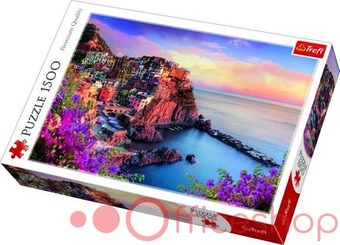 Puzzle 1500 elemente "Orasul Manarola'' Trefl 26137