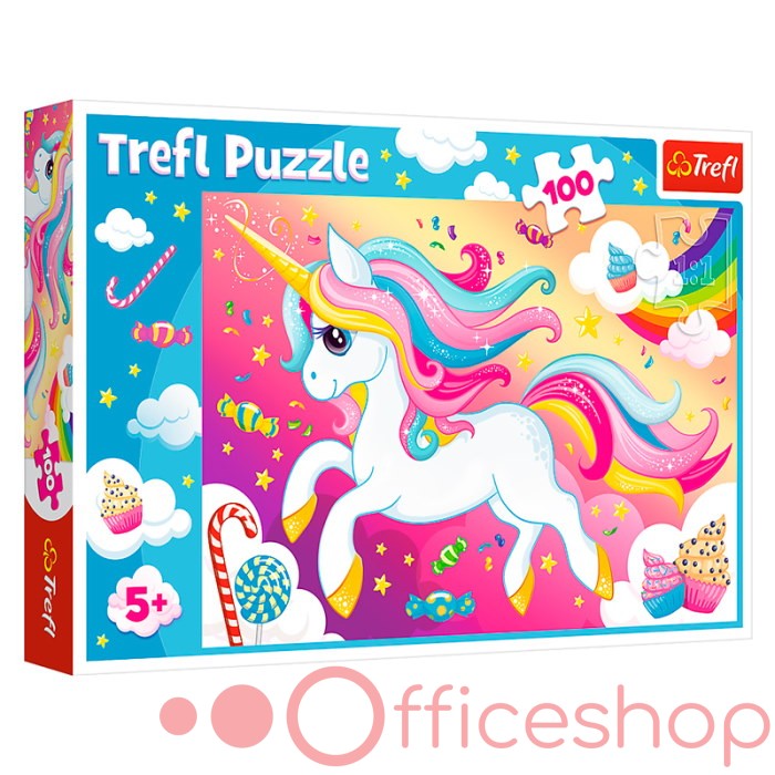 Puzzle 100 elemente "Unicorn" Trefl 16386