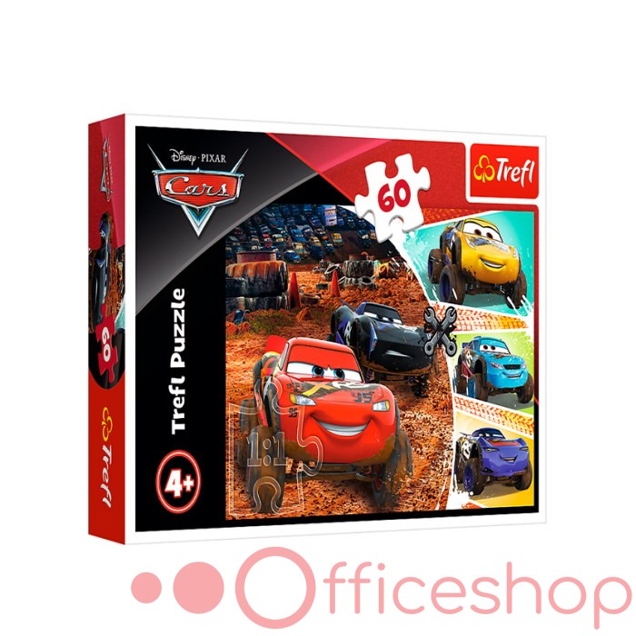 Puzzle 60 elemente "McQueen cu prieteni" Trefl 17327