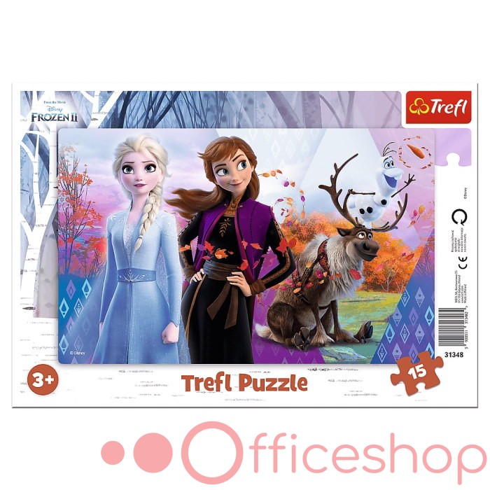 Puzzle 15 elemente "Ana si Eliza" Trefl 31348