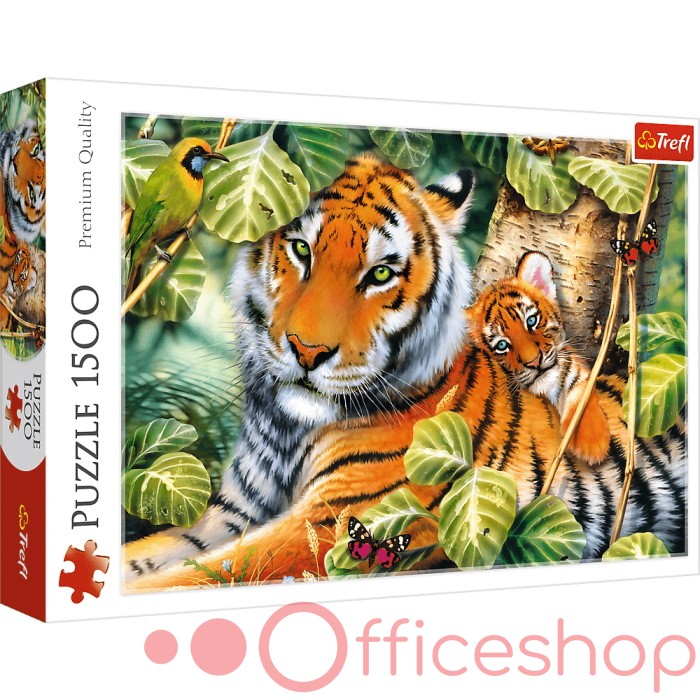Puzzle 1500 elemente "Tigrii'' Trefl 26159
