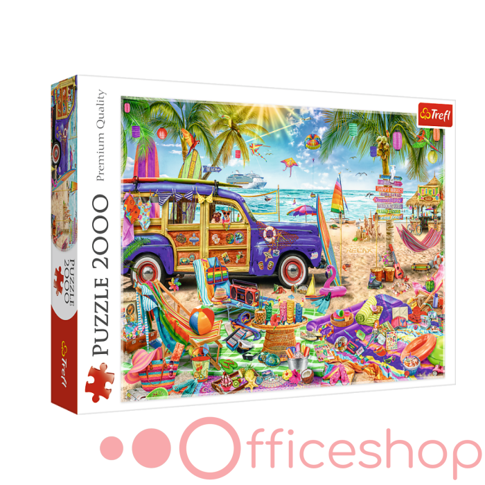 Puzzle 2000 elemente "Tropicele in weekend'' Trefl 27109
