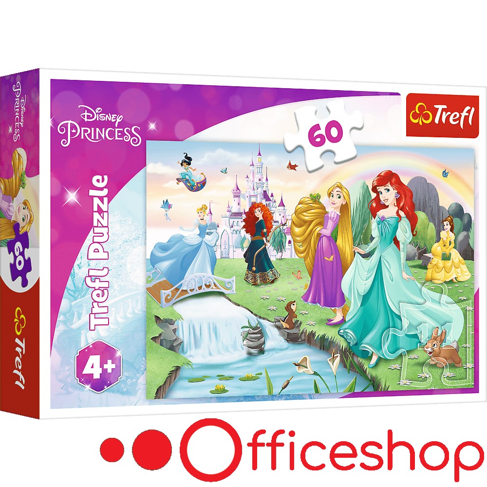 Puzzle 60 elemente "Printesele" Trefl 17361