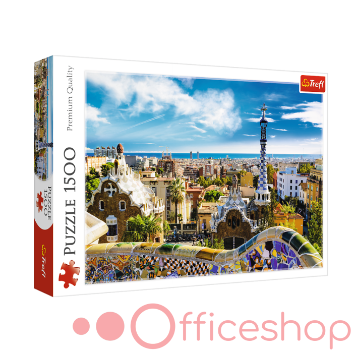 Puzzle 1500 elemente "Parcul Guell,Barcelona'' Trefl 26147