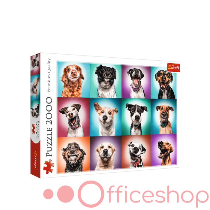 Puzzle 2000 elemente "Portretul ciinisorilor'' Trefl 27119