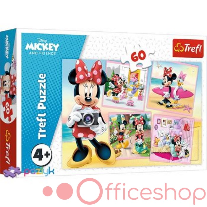 Puzzle 60 elemente "Minnie" Trefl 17360