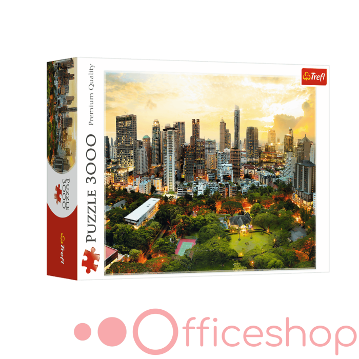 Puzzle 3000 elemente "Apusul in Bangkok" Trefl 33060