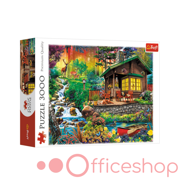 Puzzle 3000 elemente "Casa din padure" Trefl 33074