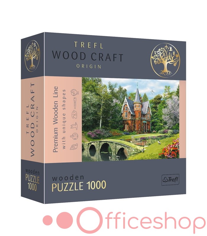 Puzzle din lemn 1000 elemente "Casa Victoriana" Trefl 20145