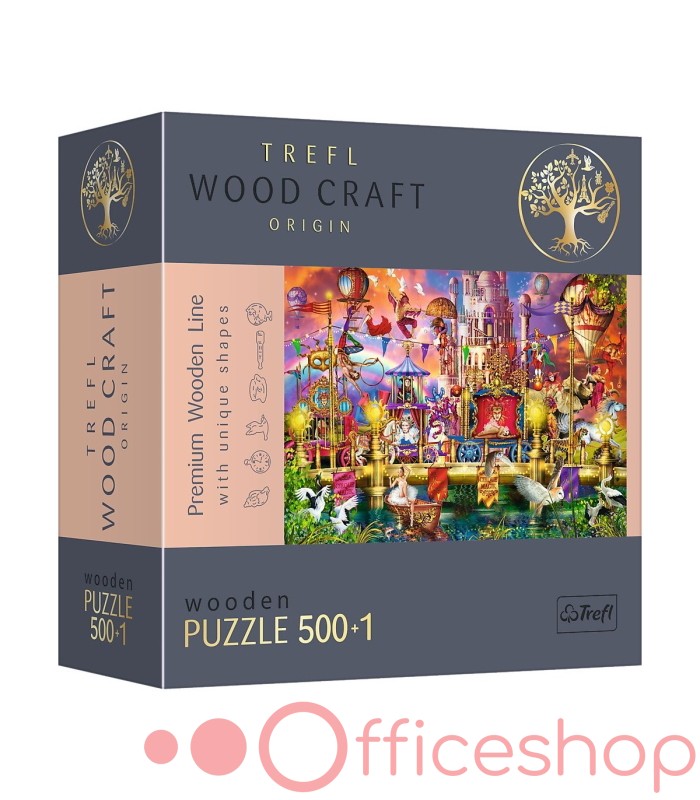 Puzzle din lemn, 501 elemente „Lumea Magica” Trefl 20156