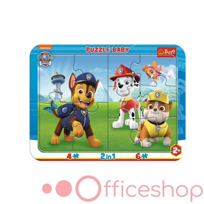 Puzzle în ramă „Paw Patrol” Trefl 80022