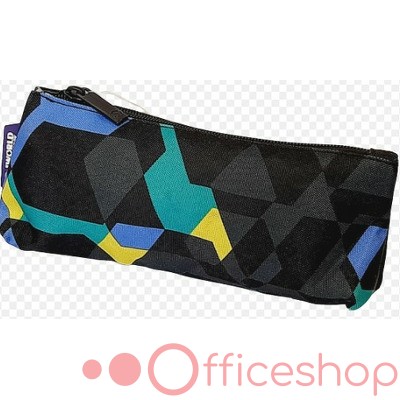 PC05-226 Penar 1 fermoar borseta JWORLD Geometric negru