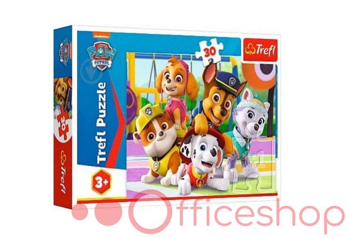 Puzzle 30 elemente "Echipa Paw Patrol" Trefl 18286