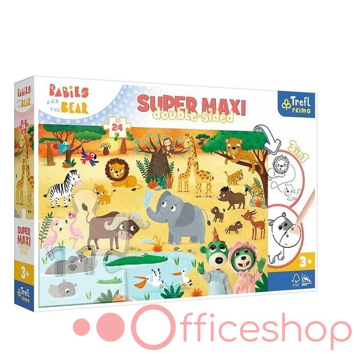Puzzle 24 Super Maxi "Safari" Trefl 41009