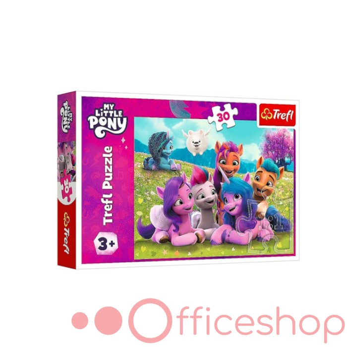 Puzzle 30 elemente "Lucește ca poneii" Trefl 18299