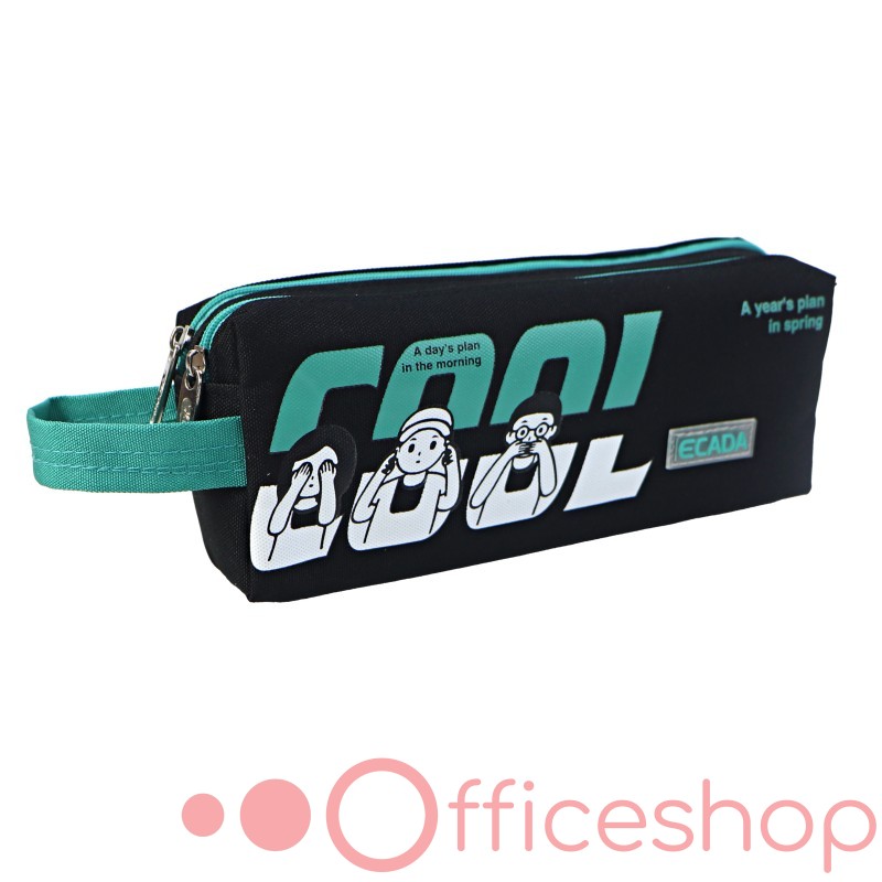 786606 Пенал 2 молний  барсетка Ecada