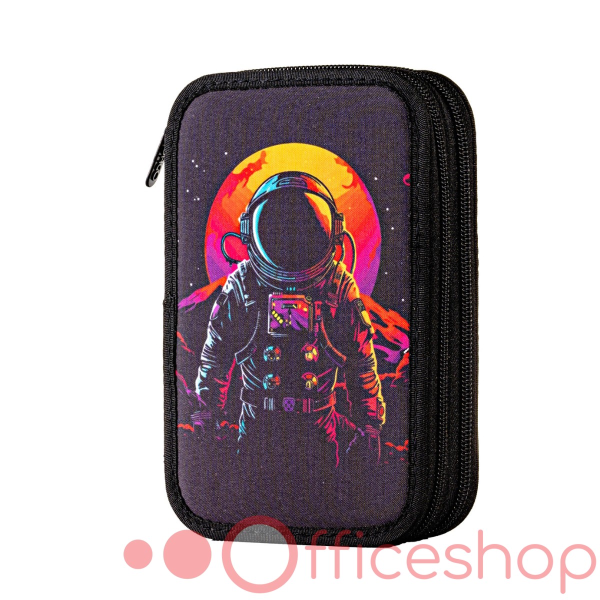 Пенал PE2006, 2 молнии, DACO Astronaut