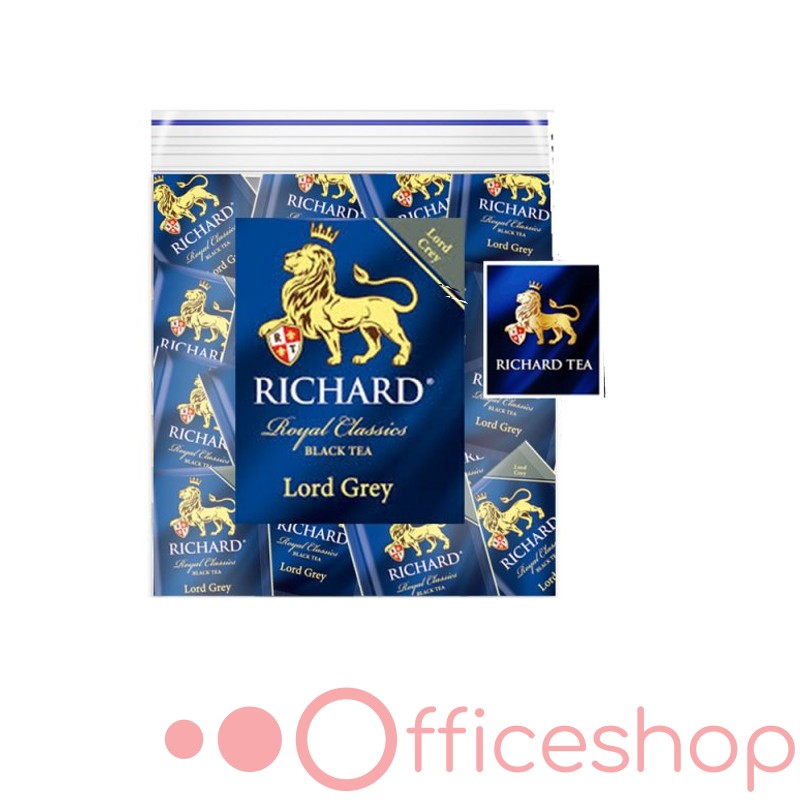 Ceai negru Richard Lord Grey, 100 plicuri în peliculă 010283