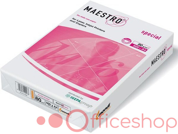 Hârtie pentru copiator A4 Maestro Special  500 file, 80 gr/m2,