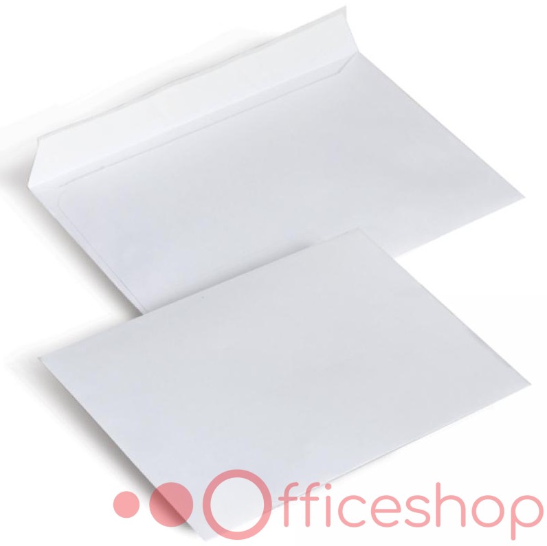 Plic, hârtie albă, С5 (162x229 mm), clapetă cu adeziv (SKL), 3452 (500)