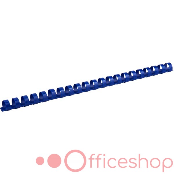 Inele din plastic pentru îndosariere Axent, 14 mm (125 file), 100 buc, albastre, 2914-02