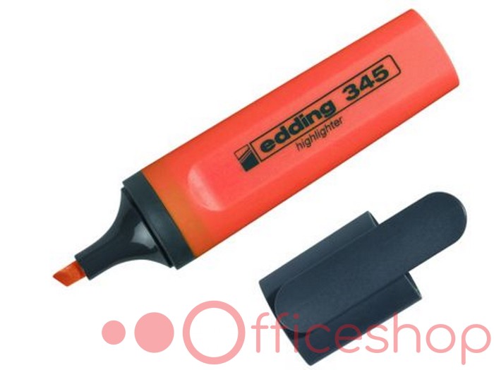 Marker evidențiator Edding Highlighter, 2-5 mm, oranj, e-345/06 (10)