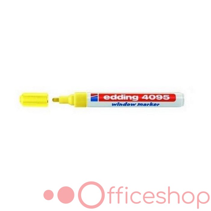Marker cu cretă lichidă Window Edding, 2-3 mm, galben, e-4095/05