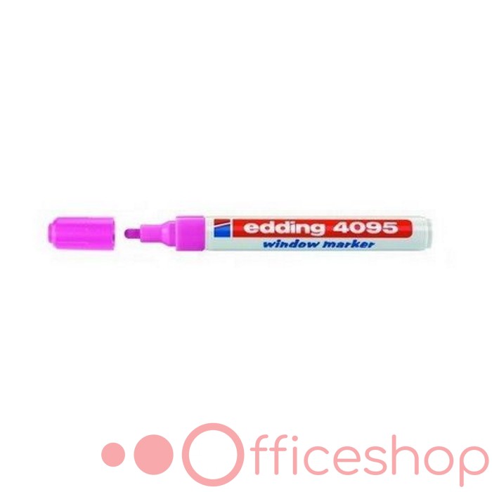 Marker cu cretă lichidă Window Edding, 2-3 mm, roz, e-4095/09