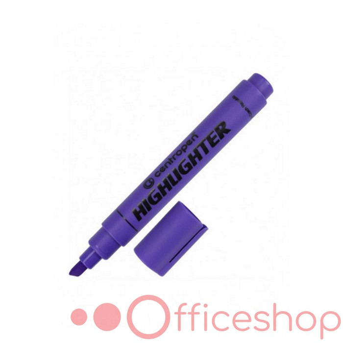 Marker evidențiator Centropen, 1-4,6 mm, violet, 8552-0155 (10)