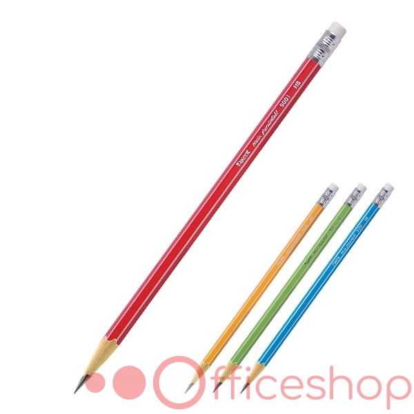 Creion de grafit cu radieră HB Axent, 9001-A (100)