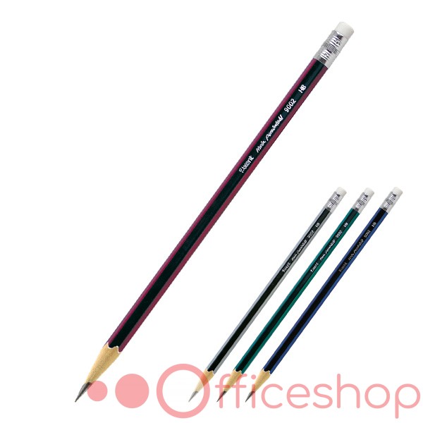 Creion de grafit cu radieră HB Axent, 9002-A (100)