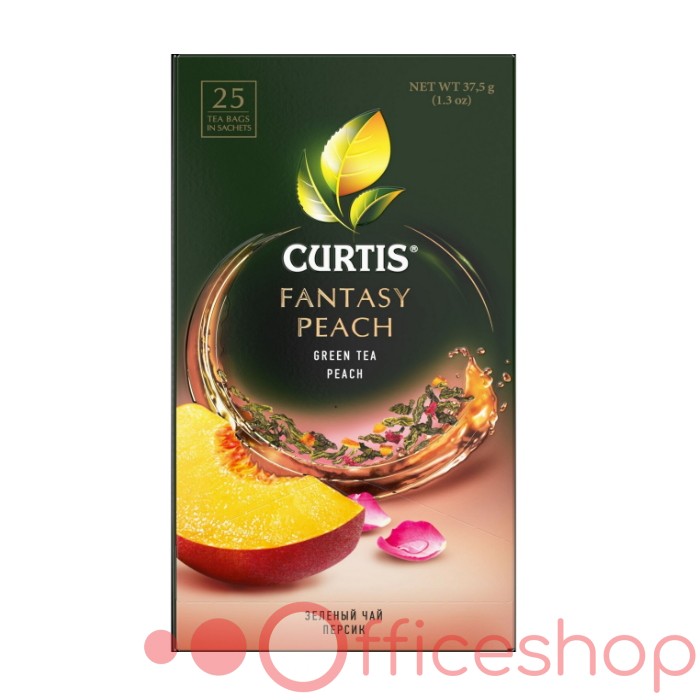 Ceai verde Curtis Fantasy Peach, 25 plicuri, 010856