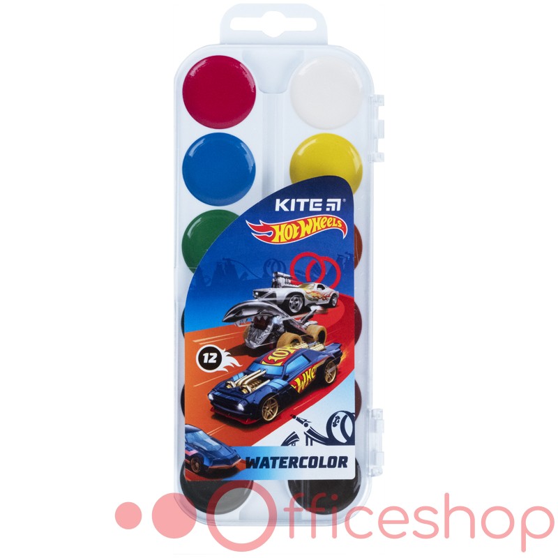 Acuarelă Kite, 12 culori, cutie plastic, HW21-061 (32)