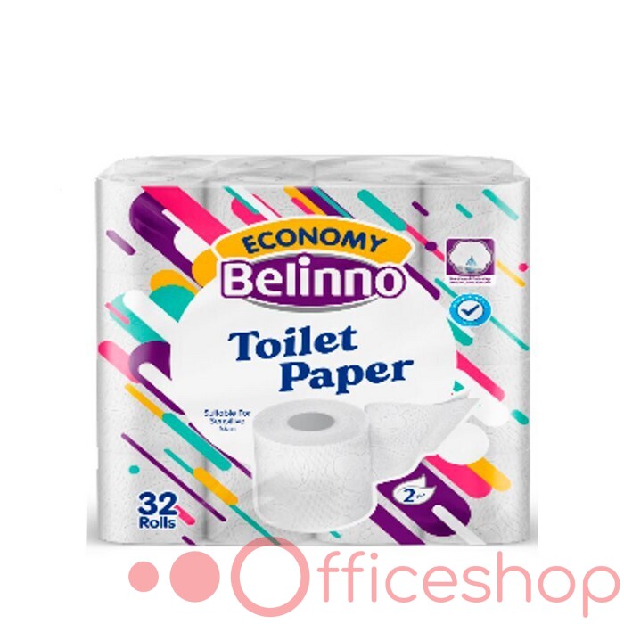 Hârtie igienică Belino 32 role, 2 straturi, 710435