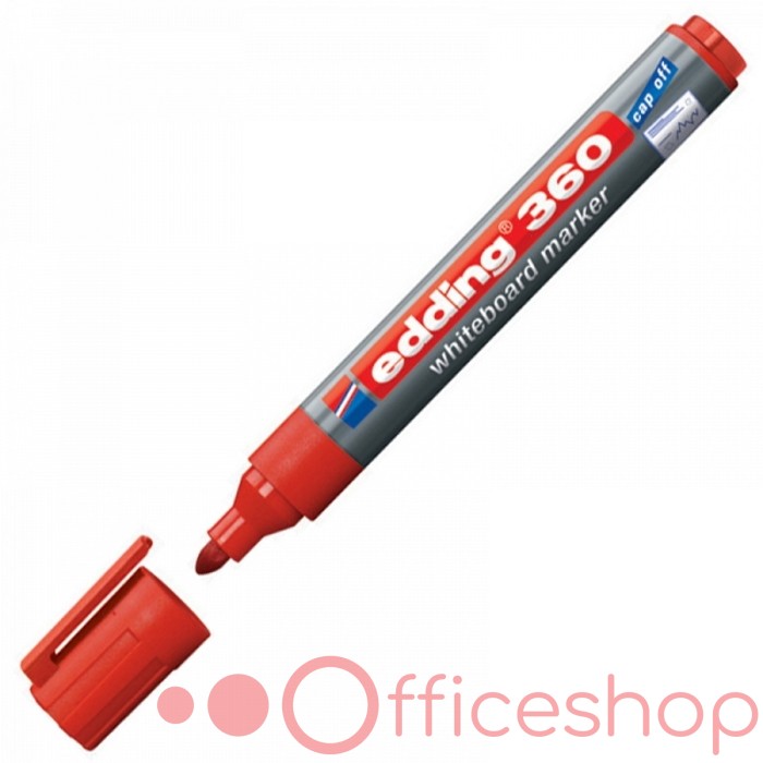 Marker pentru Whiteboard Edding, 1,5-3 mm, roșu, e-360/02