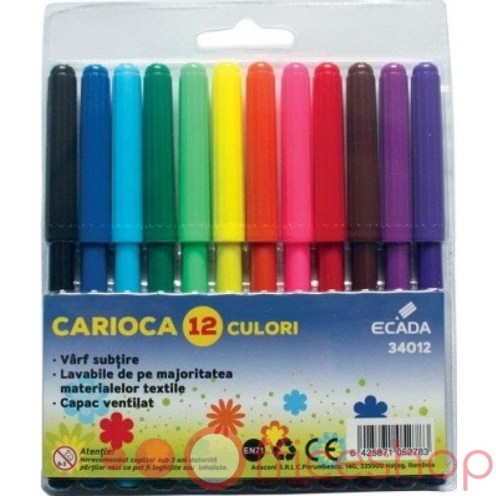 Carioca 12 culori Ecada, 34012 (12)