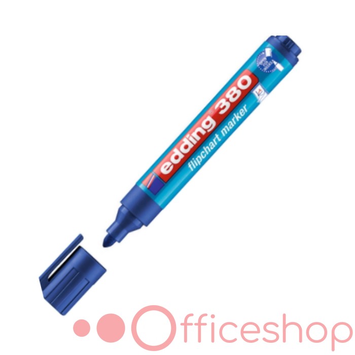 Marker pentru flipchart Edding, 1,5-3 mm, albastru. e-380/03