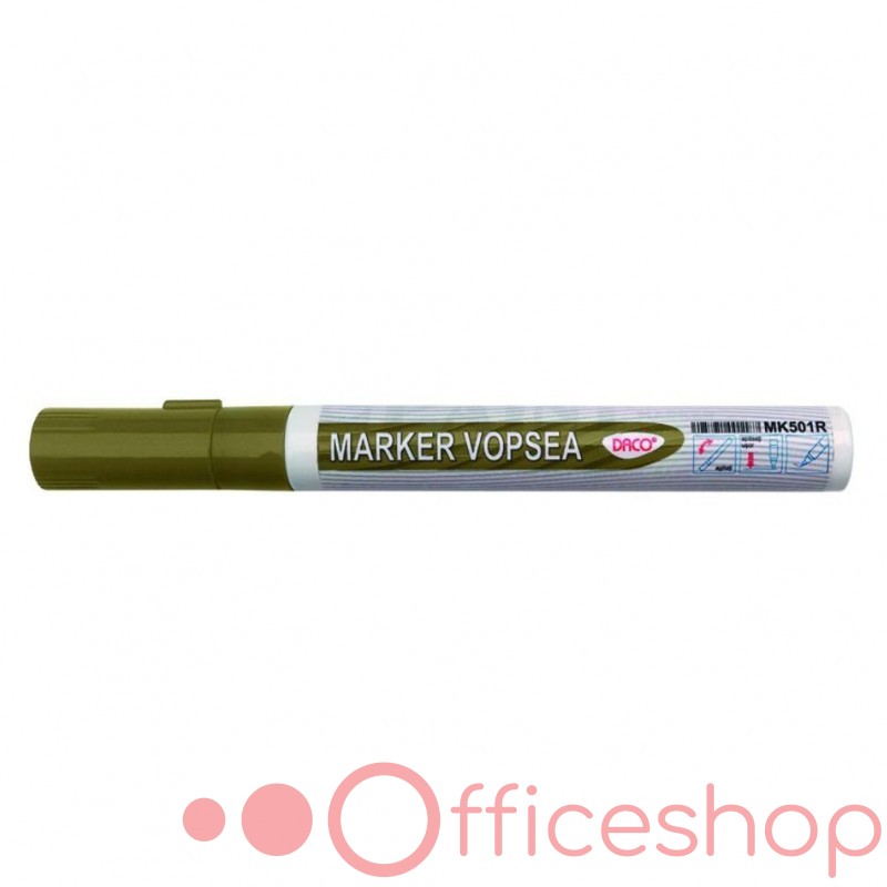 Marker vopsea Daco, 1-2 mm, auriu, MK501AU