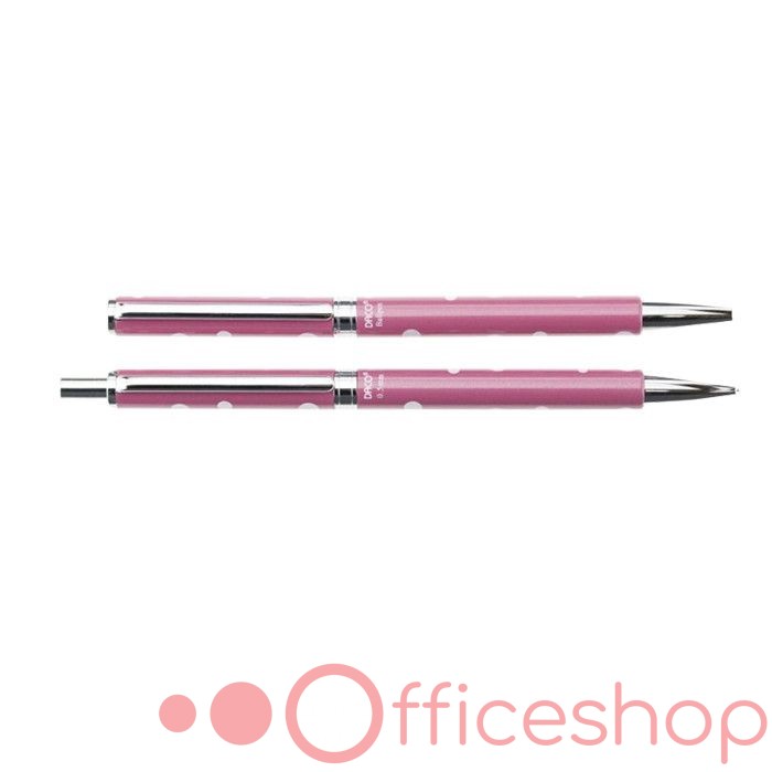 Set pix + creion mecanic Daco, SE404RZ, roz
