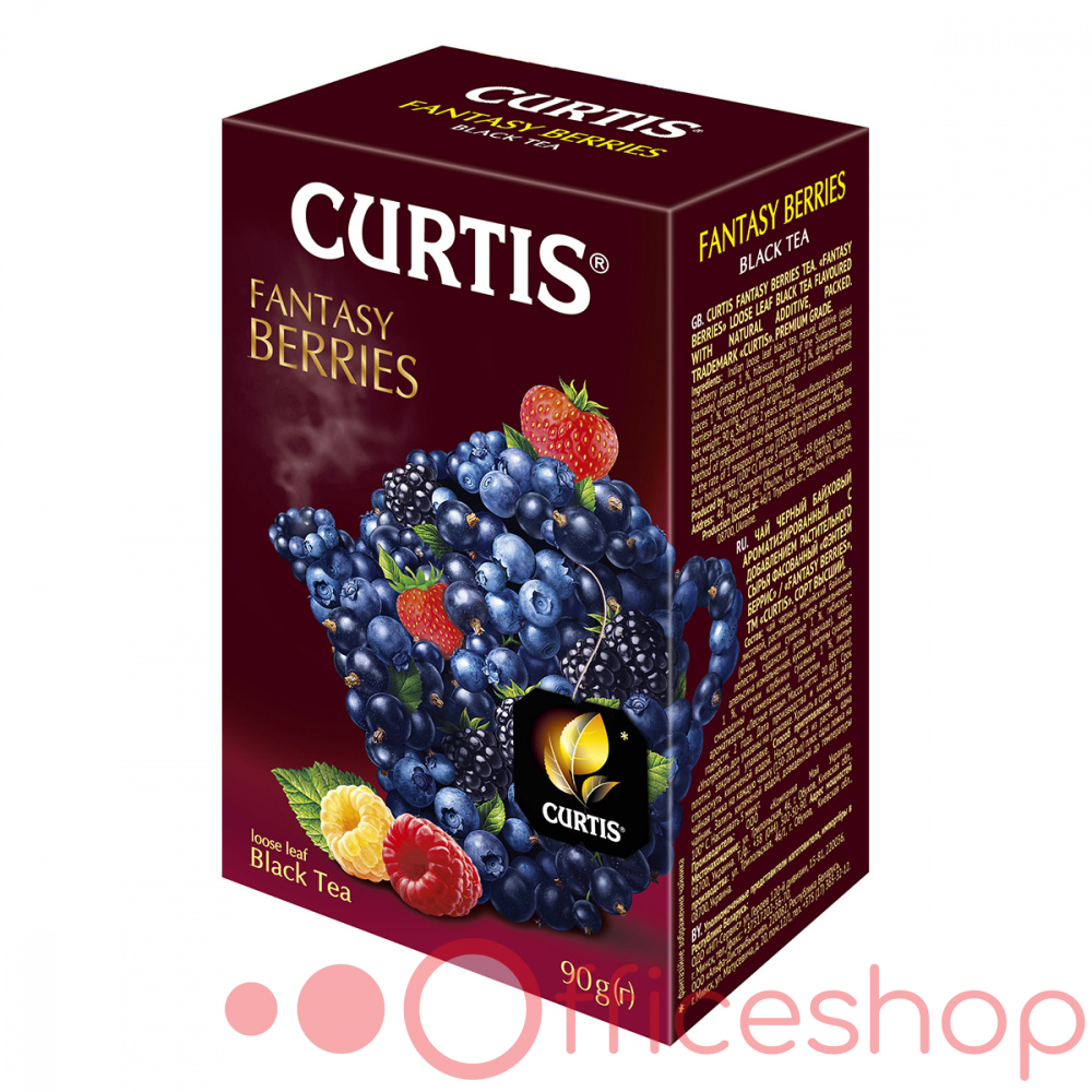 Ceai negru Curtis Fantasy Berries, 90 g, 010426